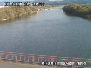 緑川 著町橋のライブカメラ|熊本県熊本市