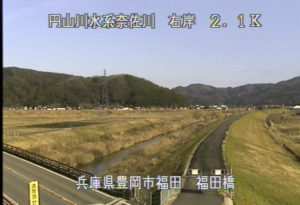 兵庫県豊岡市 奈佐川 福田橋のライブカメラ