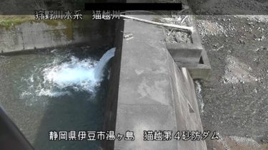 猫越川 猫越第４砂防ダムのライブカメラ|静岡県伊豆市