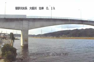 島根県松江市 大橋川 八幡水位観測所のライブカメラ