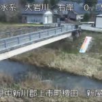 大岩川 新屋橋のライブカメラ|富山県上市町のサムネイル