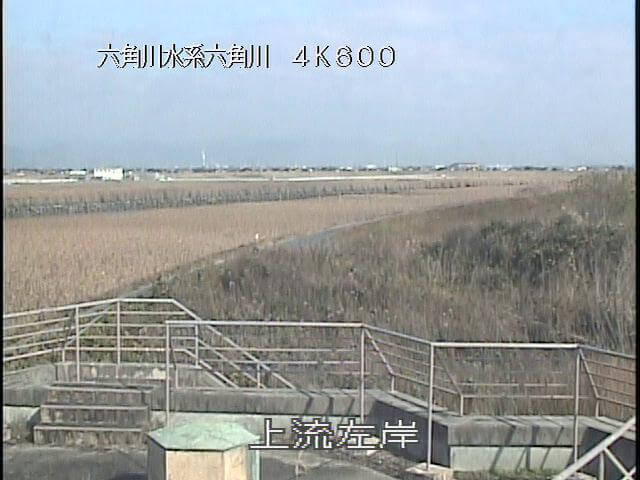 六角川 河口堰 上流左岸のライブカメラ 佐賀県小城市
