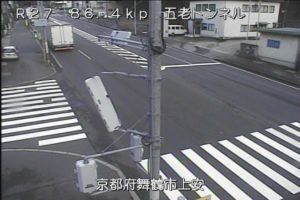 京都府舞鶴市 国道27号 上安のライブカメラ
