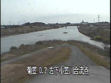 下小笠川 菊川下小笠川合流点のライブカメラ|静岡県掛川市