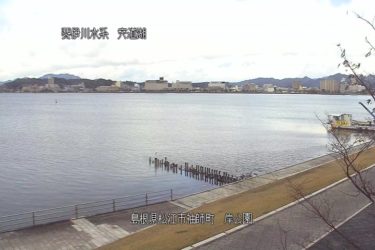 宍道湖 袖師のライブカメラ|島根県松江市