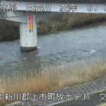 白岩川 交益橋のライブカメラ|富山県上市町のサムネイル