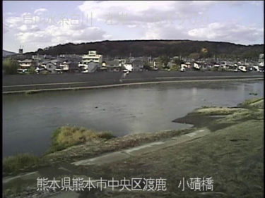 白川 小磧橋のライブカメラ|熊本県熊本市