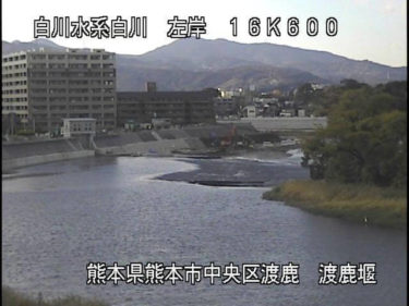 白川 渡鹿堰のライブカメラ|熊本県熊本市