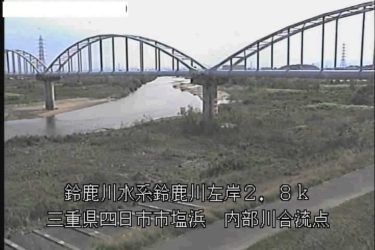 鈴鹿川 高岡水位・流量観測所のライブカメラ|三重県鈴鹿市