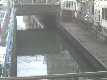 立会川 弁天橋上流側のライブカメラ|東京都品川区