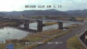 島根県益田市 高津川 横田水位観測所のライブカメラ
