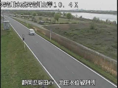 天竜川 池田水位観測所のライブカメラ|静岡県磐田市のサムネイル