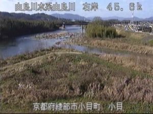 京都府綾部市 由良川 小貝のライブカメラ