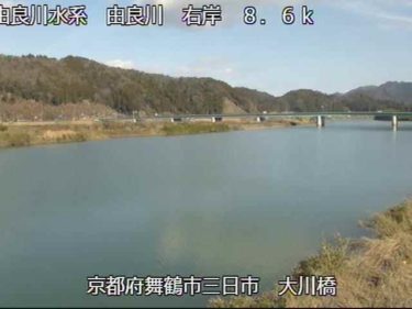 由良川 大橋川のライブカメラ|京都府舞鶴市のサムネイル