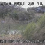 阿武隈川 第四阿武隈橋上流のライブカメラ|福島県郡山市のサムネイル