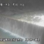 荒川 川上第一堰堤のライブカメラ|福島県福島市のサムネイル