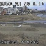 荒川 南町排水機場のライブカメラ|福島県福島市のサムネイル