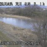 荒川 西大橋上流のライブカメラ|福島県福島市のサムネイル