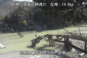 群馬県藤岡市 神流川 若泉のライブカメラ