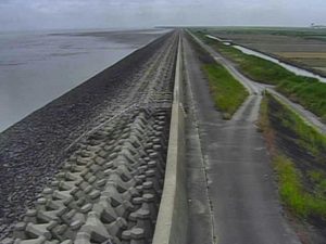 佐賀県佐賀市 川副海岸 川福町犬井道のライブカメラ