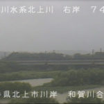 北上川 和賀川合流のライブカメラ|岩手県北上市のサムネイル