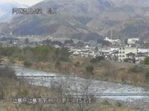 福島県福島市 松川 新松川橋下流のライブカメラ