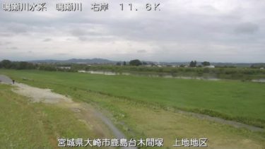 鳴瀬川 上地地区のライブカメラ|宮城県大崎市