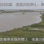 名取川 名取川橋下流のライブカメラ|宮城県名取市のサムネイル