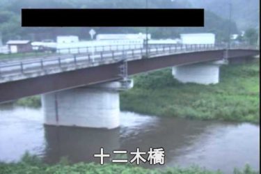 砂鉄川 十二木橋のライブカメラ|岩手県一関市