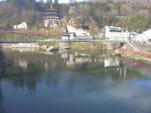 福島県柳津町 只見川 瑞光寺橋1のライブカメラ