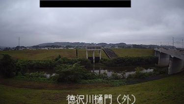 徳沢川 徳沢川樋門(外)のライブカメラ|岩手県平泉町