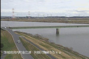 茨城県河内町 利根川 金江津のライブカメラ
