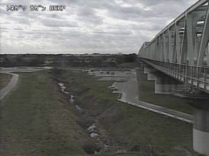 茨城県取手市 利根川 新町樋管のライブカメラ