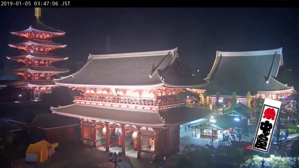 浅草(宝蔵門)のライブカメラ・東京都台東区 浅草(宝蔵門)のライブカメラ・東京都台東区