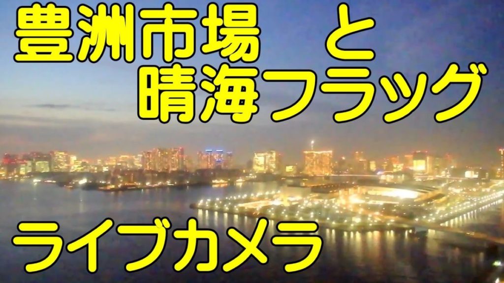 豊洲市場と晴海ふ頭のライブカメラ|東京都港区 豊洲市場と晴海ふ頭のライブカメラ|東京都港区