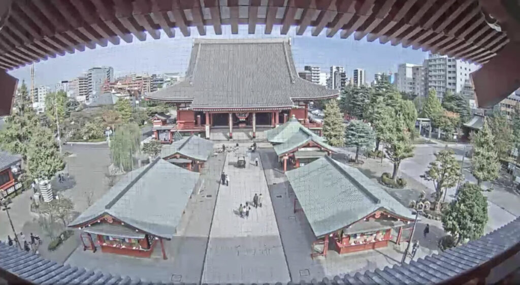 浅草寺・境内のライブカメラ|東京都台東区 浅草寺・境内のライブカメラ|東京都台東区