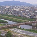 足羽川 木田橋のライブカメラ|福井県福井市のサムネイル