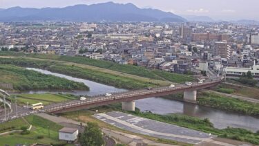 足羽川 木田橋のライブカメラ|福井県福井市