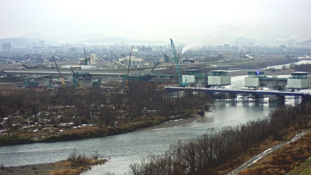 新九頭竜橋(仮)のライブカメラ|福井県坂井市 新九頭竜橋(仮)のライブカメラ|福井県坂井市