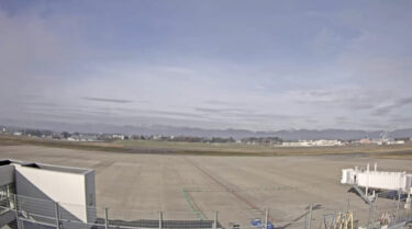 いわて花巻空港駐機場のライブカメラ|岩手県花巻市