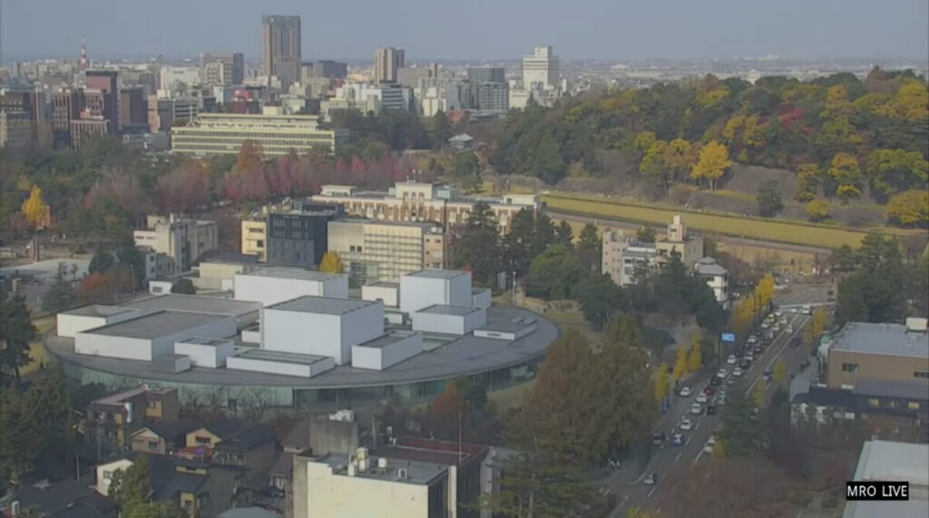 MRO北陸放送から金沢市内のライブカメラ|石川県金沢市 MRO北陸放送から金沢市内のライブカメラ|石川県金沢市