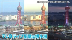 福岡県福岡市 博多港・博多ポートタワーのライブカメラ