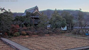 信濃国分寺のライブカメラ|長野県上田市