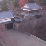 上田城跡公園・東虎口櫓門・桜（ソメイヨシノ、枝垂れ桜）のライブカメラ|長野県上田市のサムネイル