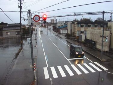 富山県道1号 坪川のライブカメラ|富山県滑川市