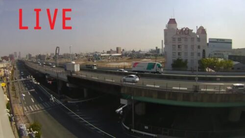 近畿自動車道 門真インターチェンジ付近のライブカメラ|大阪府門真市のサムネイル