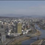 熊本市中央区（白川河川敷付近）のライブカメラ|熊本県熊本市のサムネイル