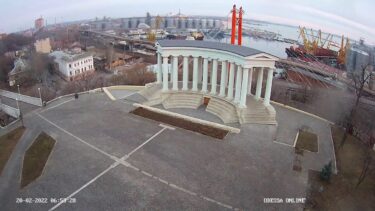 ヴォロンツォフ宮殿列柱のライブカメラ|ウクライナオデッサ
