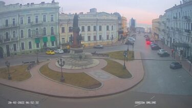 エカテリニンスカヤ広場のライブカメラ|ウクライナオデッサ
