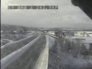 北海道八雲町 道央自動車道 落部インターチェンジのライブカメラ